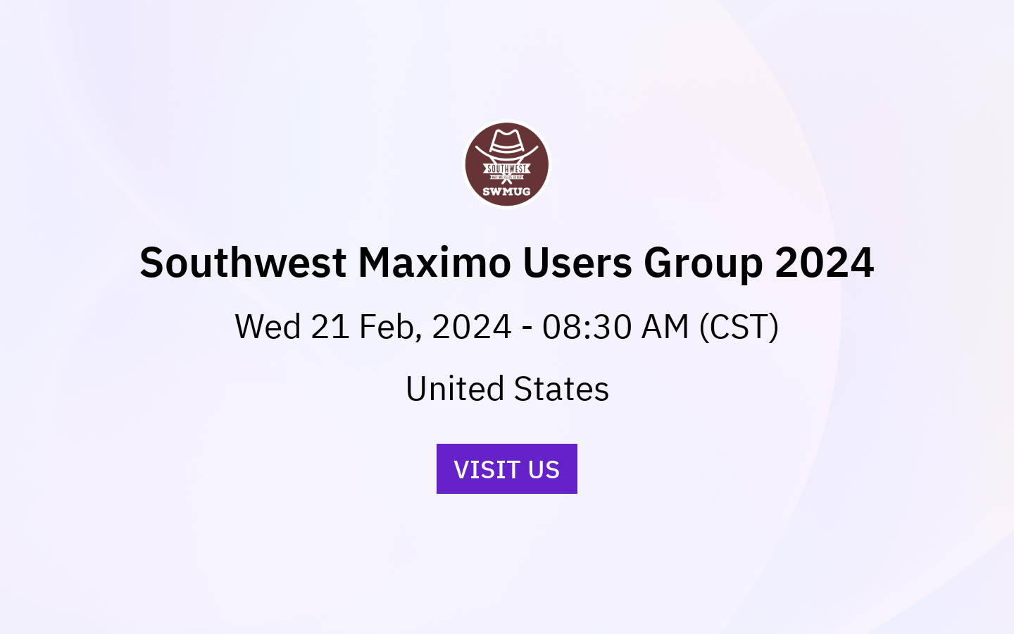 Southwest Maximo Users Group 2025